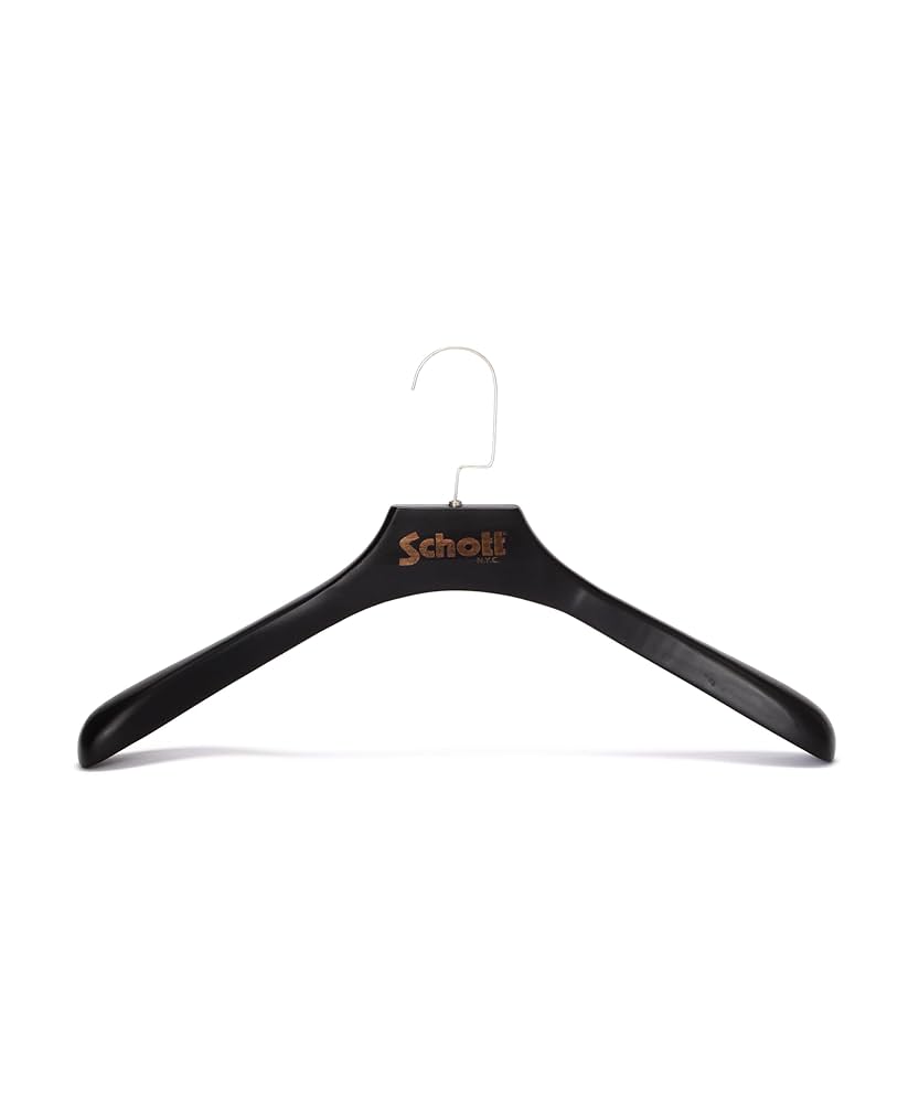【ケンユー♪】ハンガー掛【ブラックレザー】 Amazon｜ショット WOODEN HANGER/オリジナル ウッドハンガー F